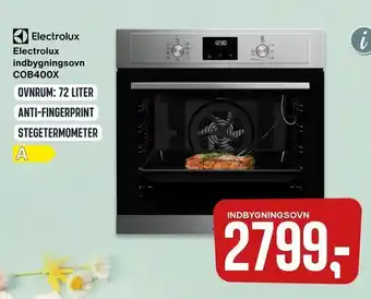 Skousen Electrolux indbygningsovn COB400X tilbud