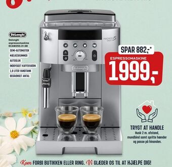 Skousen Delonghi espressomaskine ECAM250,31.SB tilbud