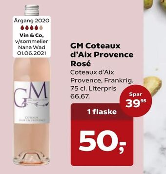 GM Coteaux d'Aix Provence Rosé
