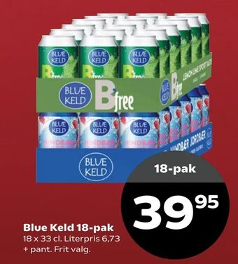 SuperBrugsen Blue Keld 18-pak tilbud