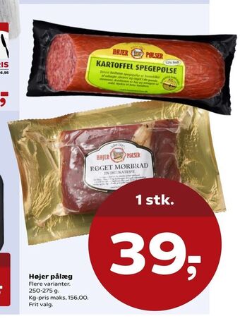 SuperBrugsen Højer pålæg tilbud