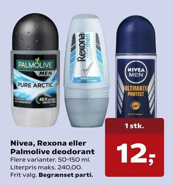 SuperBrugsen Nivea, Rexona eller Palmolive deodorant tilbud