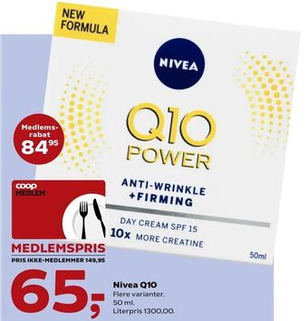 SuperBrugsen Nivea Q10 tilbud