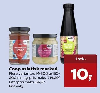 SuperBrugsen Coop asiatisk marked tilbud