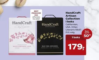 SuperBrugsen HandCraft Artisan Collection i boks tilbud