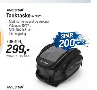 Thansen Tanktaske 4 rum tilbud