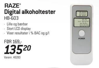 Thansen Digital alkoholtester tilbud