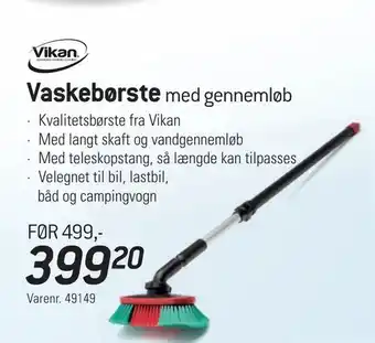 Thansen Vaskebørste med gennemløb tilbud