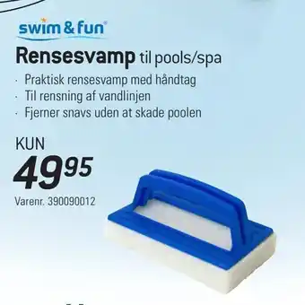 Thansen Rensesvamp til pools/spa tilbud