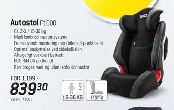 Thansen Autostol tilbud