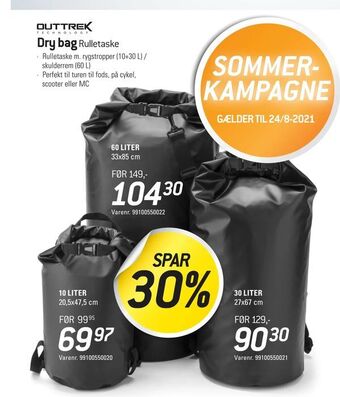 Thansen Dry bag Rulletaske tilbud