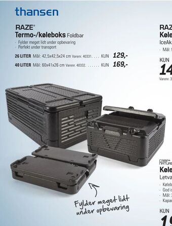 Termo-/køleboks