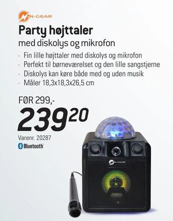 Thansen Party højttaler tilbud