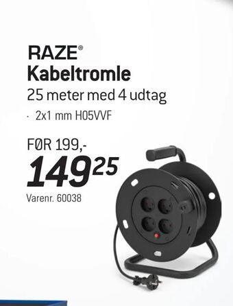 Thansen Kabeltromle tilbud