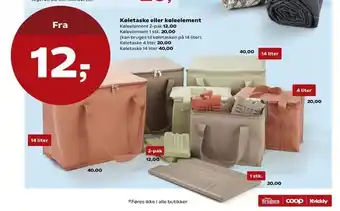 Køletaske eller køleelement