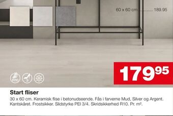 Bauhaus Start fliser tilbud