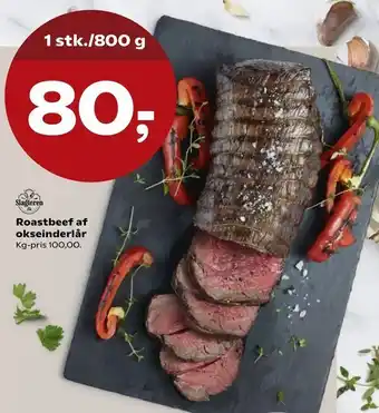 Kvickly Roastbeef af okseinderlår tilbud