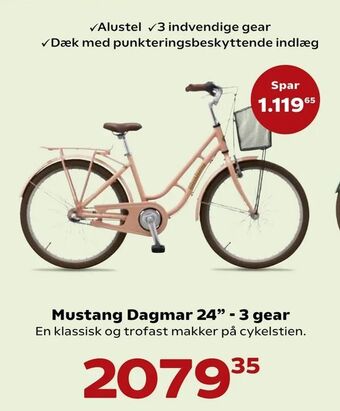 Kvickly Mustang Dagmar 24" - 3 gear tilbud
