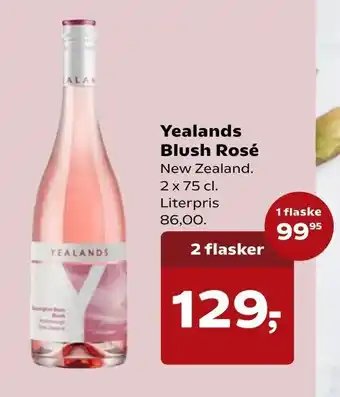 Kvickly Yealands Blush Rosé tilbud
