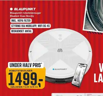 Blaupunkt robotstøvsuger Bluebot Xvac Nordic