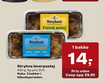 Kvickly Stryhns leverpostej tilbud
