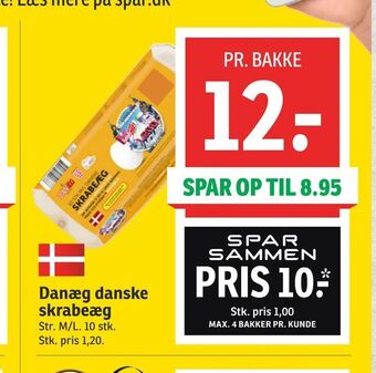 SPAR Danæg danske skrabeæg tilbud