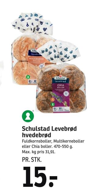 Schulstad Levebrød hvedebrød