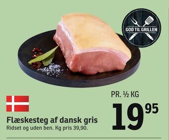 SPAR Flæskesteg af dansk gris tilbud