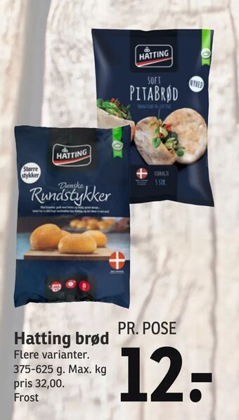 SPAR Hatting brød tilbud