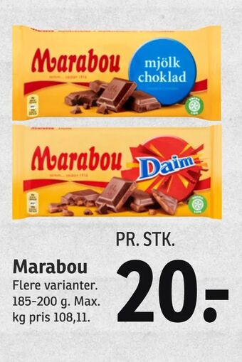 SPAR Marabou tilbud