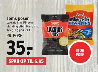 SPAR Toms poser tilbud
