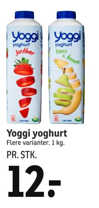 SPAR Yoggi yoghurt tilbud