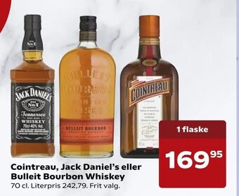 SuperBrugsen Cointreau, Jack Daniel's eller Bulleit Bourbon Whiskey tilbud