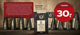 SuperBrugsen Cirkel kaffe Grand Gru tilbud