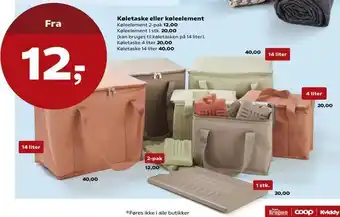 Køletaske eller køleelement