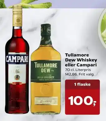 SuperBrugsen Tullamore Dew Whiskey eller Campari tilbud