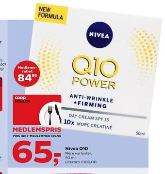 SuperBrugsen Nivea Q10 tilbud