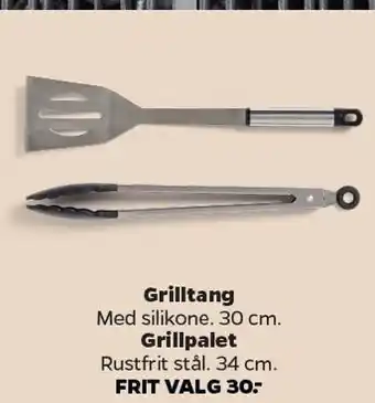 Grilltang el. grillpalet