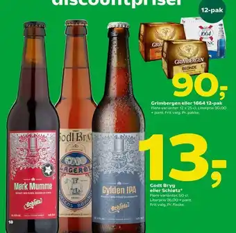 Coop 365 Godt Bryg eller Schiøtz tilbud