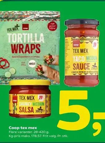 Coop 365 Coop tex mex tilbud