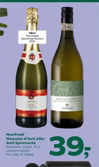 Manfredi Moscato d'Asti eller Asti Spumante
