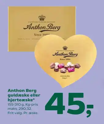 Coop 365 Anthon Berg guldæske eller hjerteæske tilbud