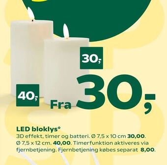 Coop 365 LED bloklys tilbud