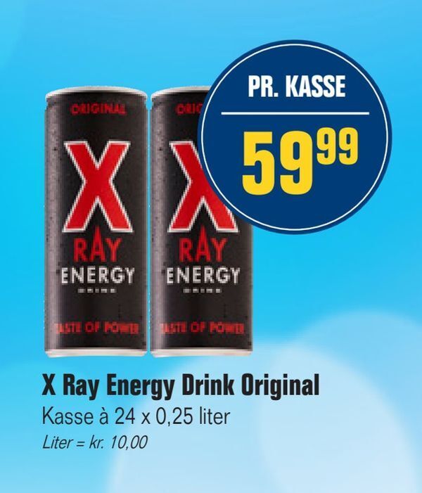 X Ray Energy Drink Original tilbud hos Otto