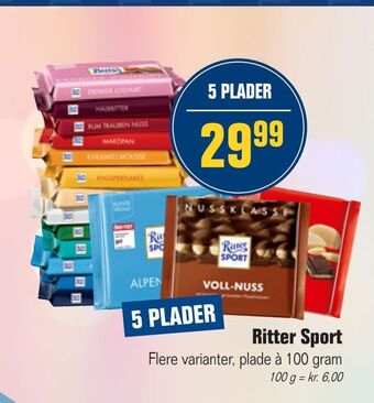 Otto Duborg Ritter Sport tilbud