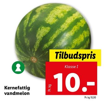 Lidl Kernefattig Vandmelon tilbud
