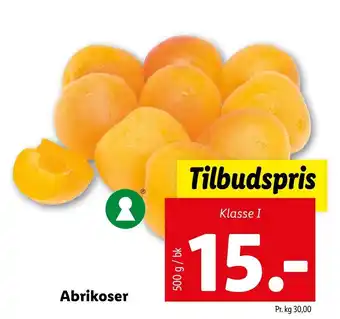Lidl Abrikoser 500g tilbud