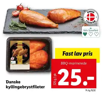 Danske Kyllingebrystfileter 325g