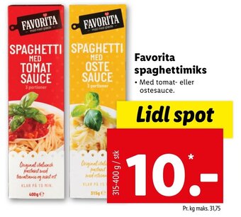 Favorita Spaghettimiks 315-400g