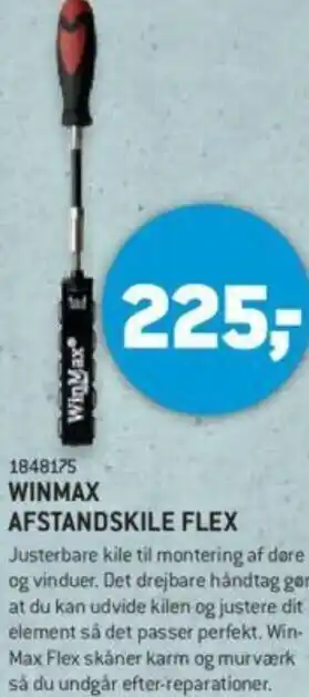 Winmax Afstandskile Flex 1848175